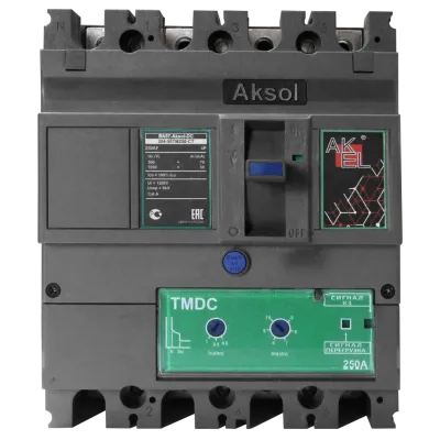 Выключатель автоматический в литом корпусе ВА57-DC-AKSOL-204-50ТМ250-CT 4P/250А/ТМ/50кА