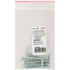 Шуруп 4х50 Г-образный крюк (10шт)