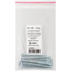 Шуруп 4х60 Г-образный крюк (10шт)