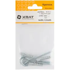 Дюбель с полукольцом 6х30/4.0х65 (3шт)
