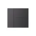 Накладка панели INTELLIGENT ARLIGHT KNX-23-3G-SUF Dark Grey (Backlight) (IARL, IP20 металл, 2 года)