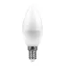 Лампа светодиодная, (7W) 230V E14 4000K C37, LB-97