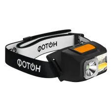 Фонарь налобный аккумуляторный светодиодный ''ФОТОН'' SA-850S (5W + 1W)