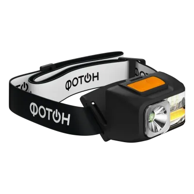 Фонарь налобный аккумуляторный светодиодный ''ФОТОН'' SA-850S (5W + 1W)