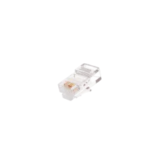 Коннектор RJ45/8P4C, Кат.5, 6мкд, универсальный, неэкраннированный, Ethernet (1,2,3,6), 100шт