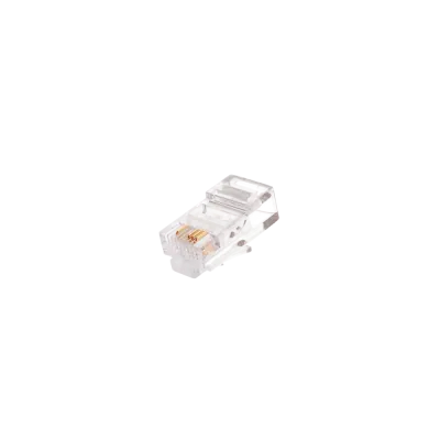 Коннектор RJ45/8P4C, Кат.5, 6мкд, универсальный, неэкраннированный, Ethernet (1,2,3,6), 100шт