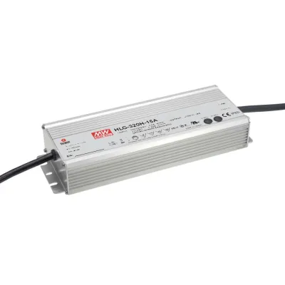 Источник питания AC-DC, 264Вт, IP65, вход 90-305В AC, 47-63Гц,127-431В DC, ККМ, выход 12В,22А, рег. выхода 10.8-13.5В,11-22А, в кожухе