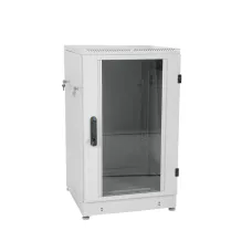 Шкаф телекоммуникационный напольный 18U (600x800) дверь стекло