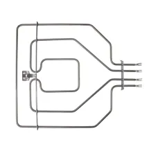 ТЭН духовки 2800Вт(1300+1500), нерж, L375х360мм, верхний, Neff, Siemens, Bosch, 240В