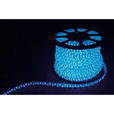 Дюралайт (световая нить) со светодиодами, 3W 50м 230V 72LED/м 11х17мм, синий, LED-F3W с 2 заглушками, 2 сетевыми шнурами, 2 коннекторами в комплекте