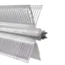 ТЭН конвекторный 1000W(500+500), Al, клеммы под разъем, L344/317мм, Х-образный 110х38мм, 2 режима, 220V