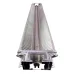 ТЭН конвекторный 2000W(1000+1000), Al, клеммы под разъем, L760/720мм, Х-образный 105х45мм, 2 режима, с креплением, 220V