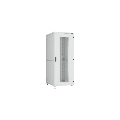 Напольный шкаф Essential Line серии TFI-R 19'' 42U перфорированные передняя и задняя двери с ручкой и замком боковые двухуровневые цельнометаллически