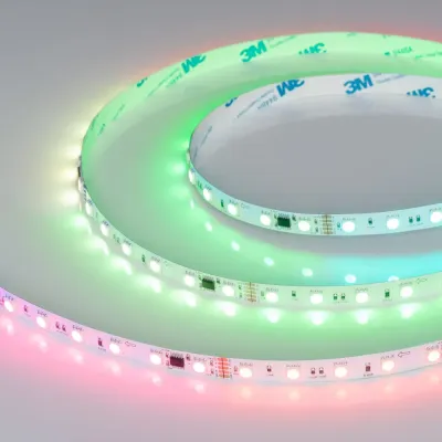 Лента светодиодная 14 Вт/м 24В IP20 60LED/м       DMX-B60-10mm RGB-PX6 5м