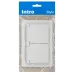 Розетка Intro Style 7-210-01 2х2P+E Schuko с крышкой штор., 16А-250В, СУ, IP44, белый