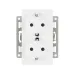 Механизм электрической розетки SCT-MEUD-PL-WH 250V, 16A