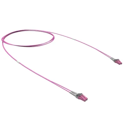 Патч-корд оптический двухволоконный (Duplex) LC/UPC-LC/UPC 50/125 (OM4) 2 м