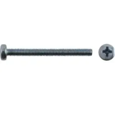 Винт DIN7985 М4х40 полукруглая головка оцинкованный (6 шт)