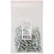 Винт DIN7985 М4х30 полукруглая головка оцинкованный (100 шт)