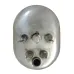 ТЭН 2000Вт(800+1200), TW, RASP, нерж, D80/110, М5, клеммы под разъем, L295мм, горизонтальный 220V