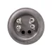 ТЭН RF 2000W(500+1500), медь, D70мм, М6, клеммы под разъем, L390мм, 220V