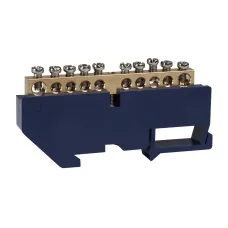 Шина нулевая с изолятором OptiKit BB-D-PE-DIN-12-6х9-желтый