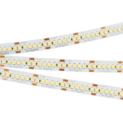 Лента светодиодная 19,2 Вт/м 24В IP20 6000K 240LED/м RT-A240-10mm SMD 3528 5 м