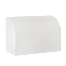 Заглушка (100х40) (2 шт) Plast EKF Белый