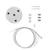 Светильник LED ЭРА Geometria SPO-122-W-40K-066 Hexagon 66Вт 4000К 5300Лм IP40 800*800*80 белый подвесной