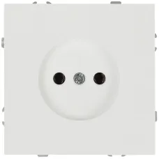 Розетка скрытого монтажа в рамку без заземления 2P 16А-250В IP20 белый матовый 15-2106-08 Galaxy