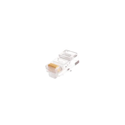 Коннектор RJ45/8P8C Кат5е универсальный неэкран   сквозной 100шт
