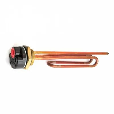 КОМПЛЕКТ: ТЭН RСT 2000W, D42мм, М6, 220V + термостат + прокладка
