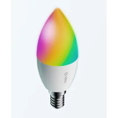 Лампа светодиодная умная SBER C37 RGB, 5.5 Вт