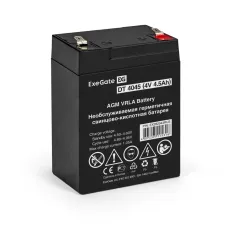Аккумуляторная батарея ExeGate DT 4045-F1 (4V 4.5Ah, клеммы F1)