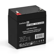 Аккумуляторная батарея ExeGate GP12045-F1 (12V 4.5Ah, клеммы F1)