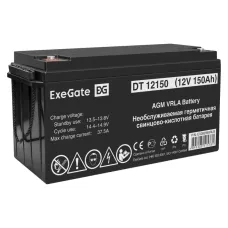 Аккумуляторная батарея ExeGate DT 12150-М8 (12V 150Ah, болт М8)