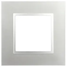 Рамка для розеток и выключателей ЭРА Elegance 14-5011-03 Classic, на 1 пост, алюминий