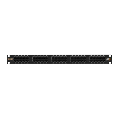 Панель 19' 1U телефонная 50 портов Кат.3 RJ45/8P6C черная