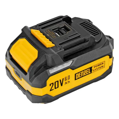 Батарея аккумуляторная BH-20-6.0, Li-Ion, USB, 20 В, 6,0 Ач