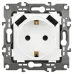 Розетка ЭРА Серия 12 12-4109-01М , 2P+E 16A-250В, штор. с 2xUSB 5В-3А, белый матовый