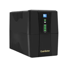 ИБП ExeGate Power Back BNB-850.LED.AVR.4C13.RJ.USB (850VA/480W, LED, AVR,4*C13, RJ45/11, USB, батарея 12V 9Ah, Black) <EP285472RUS>