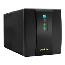 ИБП ExeGate SpecialPro UNB-1200.LED.AVR.4SH (1200VA/750W, LED, AVR, 4*Schuko, батарея 12V 7.2Ah - 2 шт., Black) <EP285491RUS>