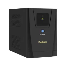 ИБП ExeGate SpecialPro UNB-1500.LED.AVR.8C13.USB (1500VA/950W, LED, AVR, 8*C13, USB, батарея 12V 9Ah - 2 шт., металлический корпус, Black) <EP285496RUS>