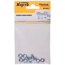 Гайка DIN985 М6 самоконтрящаяся оцинкованная (10 шт)