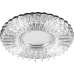 Светильник потолочный встраиваемый со светодиодной подсветкой 15LEDx2835 SMD 4000K, MR16 50W G5.3, белый, хром, CD900 с драйвером в комплекте Светильник потолочный встраиваемый со светодиодной подсветкой 15LEDx2835 SMD 4000K, MR16 50W G5.3, белый, хром, CD900 с драйвером в комплекте