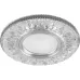 Светильник потолочный встраиваемый со светодиодной подсветкой 15LEDx2835 SMD 4000K, MR16 50W G5.3, белый, хром, CD903 с драйвером в комплекте