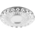 Светильник потолочный встраиваемый со светодиодной подсветкой 15LEDx2835 SMD 4000K, MR16 50W G5.3, прозрачный, хром, CD922 с драйвером в комплекте