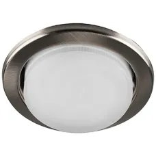 Светильник потолочный встраиваемый, 15W 230V GX53, титан, без лампы, DL53