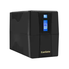 ИБП ExeGate SpecialPro Smart LLB-650.LCD.AVR.4C13.RJ.USB (650VA/360W, LCD, AVR, 4*C13, RJ45/11, USB, батарея 12V 7.2Ah, Black)