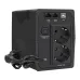 ИБП ExeGate Power Smart ULB-1000.LCD.AVR.2SH.RJ.USB (1000VA/550W, LCD, AVR, 2*Schuko,RJ45/11,USB, батарея 12V 9Ah, Black)